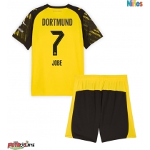 Camiseta Borussia Dortmund Jobe Bellingham #7 Primera Equipación para niños 2025-26 manga corta (+ pantalones cortos)